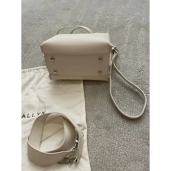 AALLYN Stella Satchel Mini Shoulder Bag Purse With Dust Bag - Picture 10 of 14